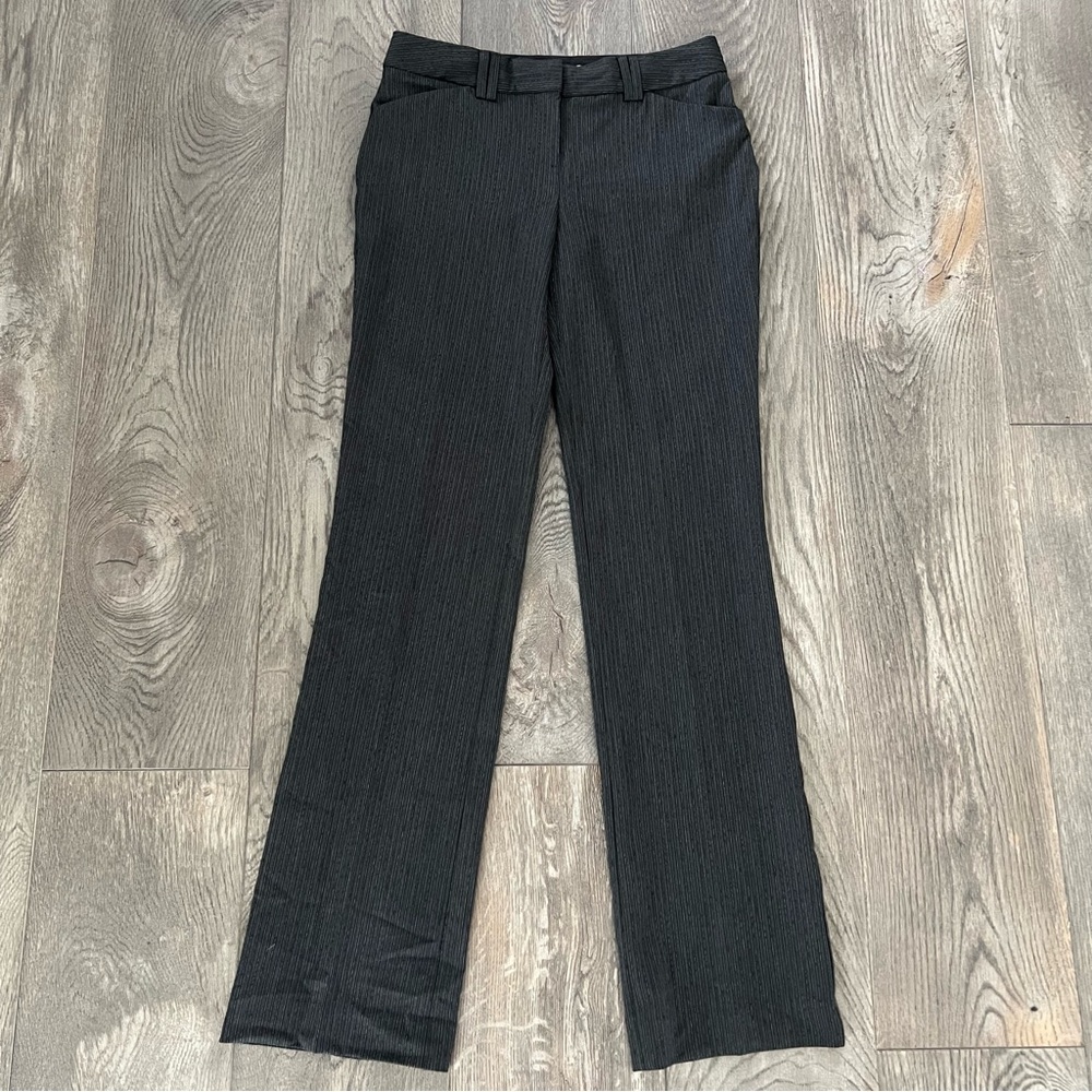 Express Black Pinstripe Dress Pants